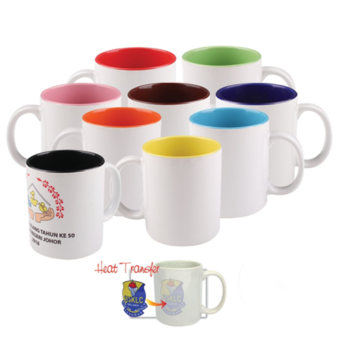 Ceramic mug with inner colour CR03