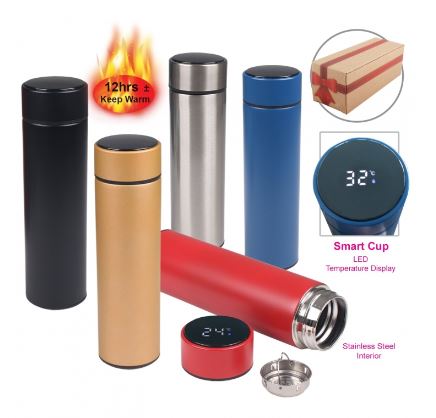Thermal flask with temperature display  M4170