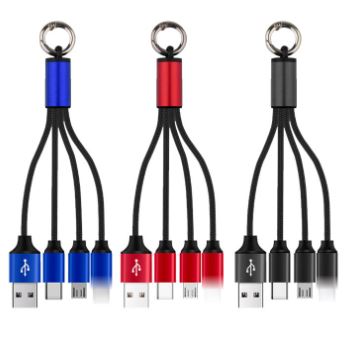 3in1 keychain charging cable CC01