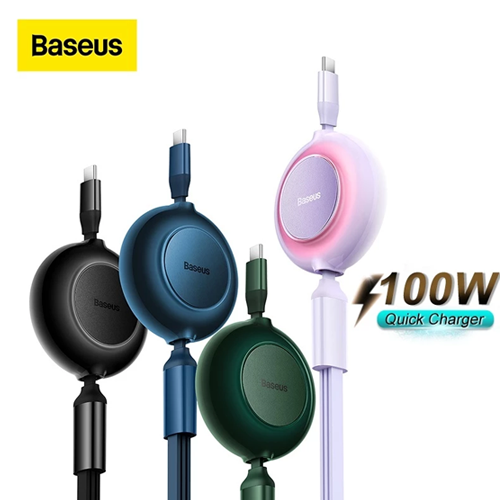 Baseus Retractable Fast charging cable 100W