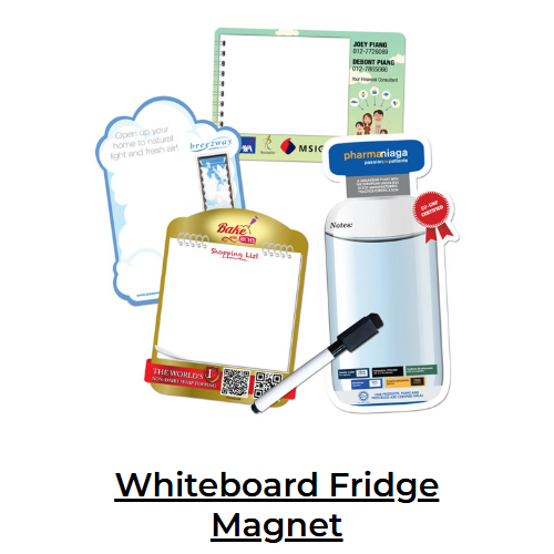 Whiteboard fridge magnet