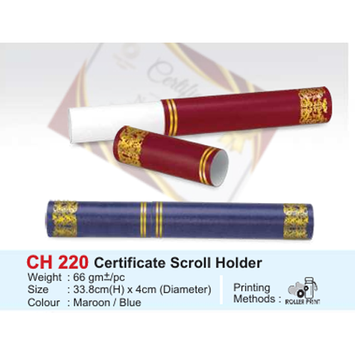Certificate Scroll Holder CH220