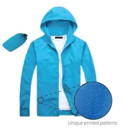 Lightweight Microfiber Jacket In A Bag (Packable) AKJ01