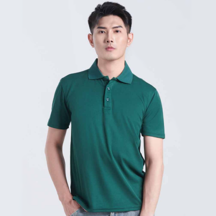 CVC Short Sleeve Polo Shirt QD74